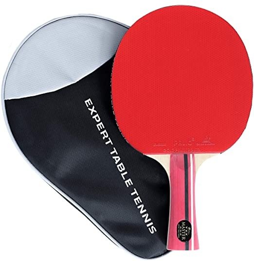 Palio Master 3.0 Table Tennis Bat & Case - ITTF Approved, Intermediate Ping Pong Racket