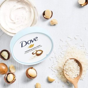 Dove 冰激凌磨砂膏298g 澳洲坚果+牛奶大米 即刻改善粗糙鸡皮