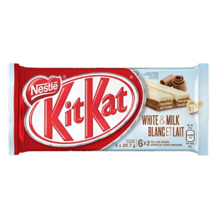 凑单佳品！雀巢Nestlé KIT KAT 2 白巧克力和牛奶巧克力夹心威化饼干