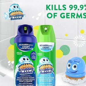 白菜价：Scrubbing Bubbles 浴室/厕所清洁剂 皂垢清洁剂$4.02