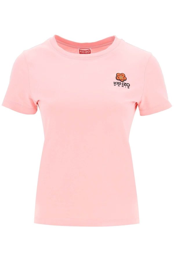 粉色小花T恤