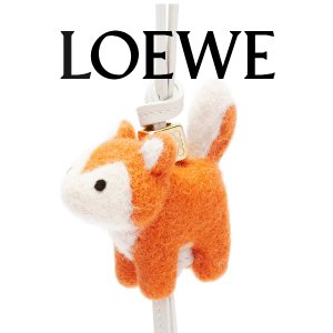 LOEWE官网 人气毛毡小动物挂件上市 小猪、小鹿、小猫咪