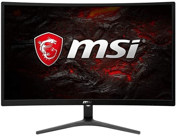 Full HD FreeSync Gaming Monitor 24" Curved Non-Glare 1ms LED Wide Screen 1920 X 1080 75Hz Refresh Rate (Optix G241VC)