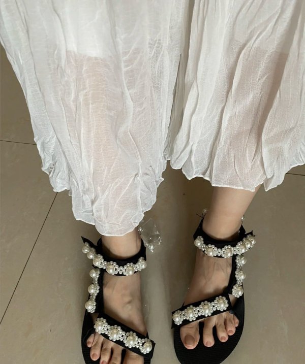 ARIZONA LOVE 珍珠凉鞋