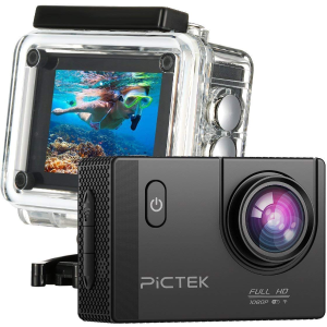 PICTEK 1080P 170度广角 高清防水运动相机