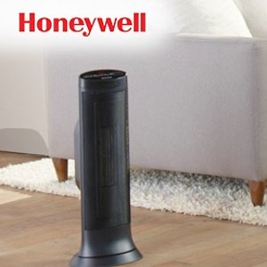 史低价：Honeywell HCE317BC 纤巧塔式电暖器
