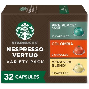 Starbucks星巴克 胶囊咖啡32颗混合装 单颗仅$2