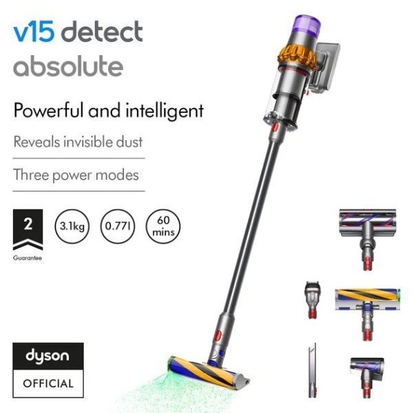 V15 Detect™ Absolute 吸尘器