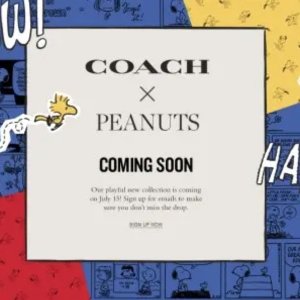 新品预告：Coach x Peanuts 史努比即将登场 携手掀翻这个夏天