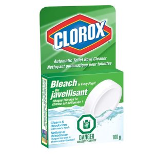 $3.99 凑单必选Clorox 自动马桶清洁剂漂白片 一片可用3个月 99%杀菌除臭