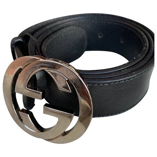 GG Buckle leather belt 21 Gucci