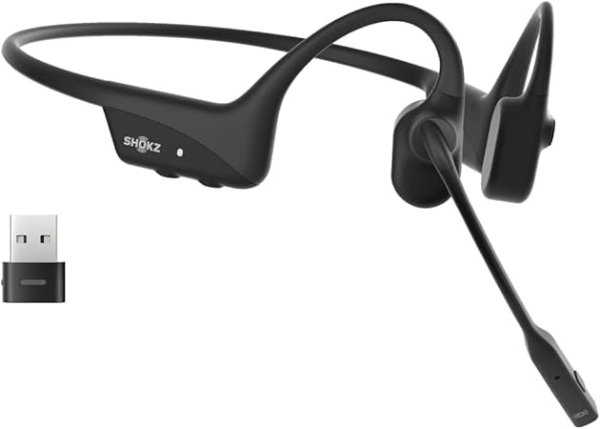 SHOKZ OpenComm2 UC - 骨传导耳机 带信号接收器