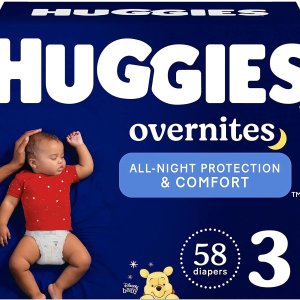 史低价：Huggies 夜间婴儿纸尿裤4款促销中 额外吸水性 安睡12小时