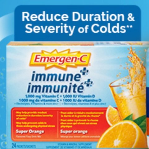 Emergen-C 维生素C粉末(橙子味)、可增强免疫系统 24包装