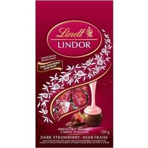 LindtLindor 草莓黑巧克力 150g