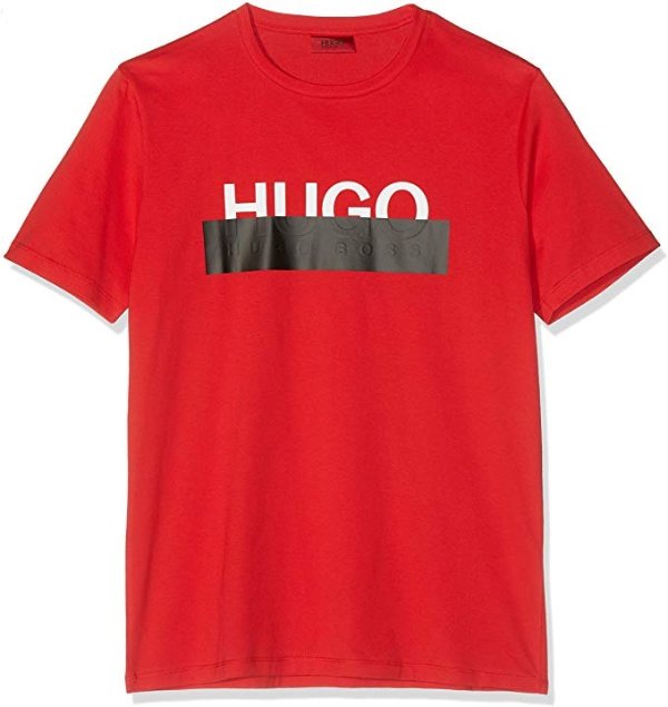 HUGO logo印花体恤