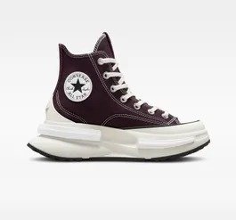 黑莓色 Converse Run Star 厚底帆布鞋