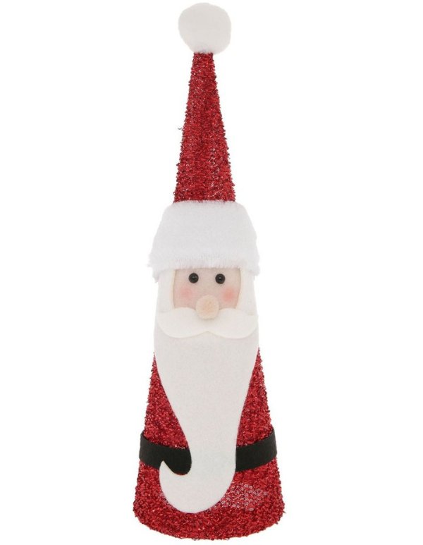 Product: Merry & Bright Santa Cone Table DecorationMerry & Bright Santa Cone Table Decoration