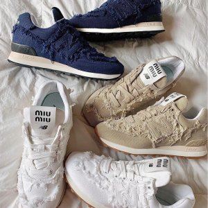 New Balance x Miu Miu 新联名鲨疯 毛边做旧牛仔547太对味儿了