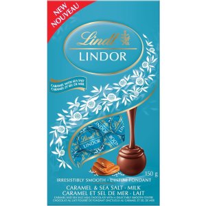 Lindt LINDOR 焦糖海盐牛奶巧克力球 150g