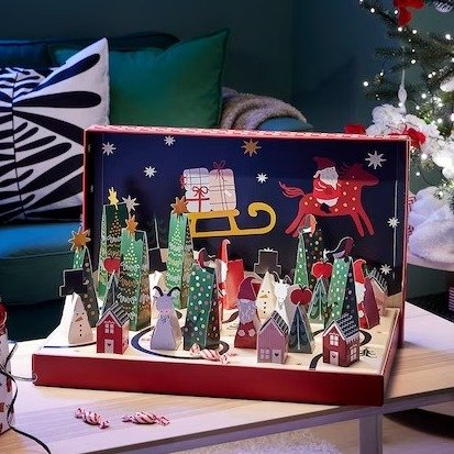 IKEA 2023 圣诞节立体降临历