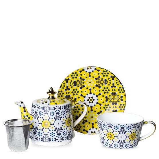 Basket Tea For One Yellow - T2 APAC | T2 TeaAU