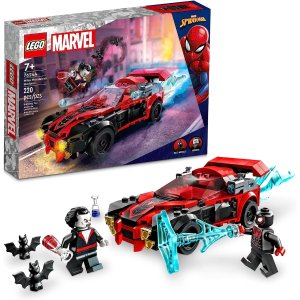 💥史低价💥：Lego 漫威蜘蛛侠赛车迈尔斯·莫拉莱斯 vs. 莫比亚斯 76244