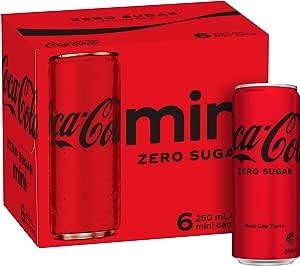无糖可口可乐mini 6 x 250 ml