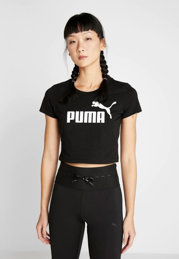 Puma logo短款T恤