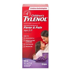 补货：Tylenol 泰诺液体儿童退烧药100ml 适合2-11岁儿童