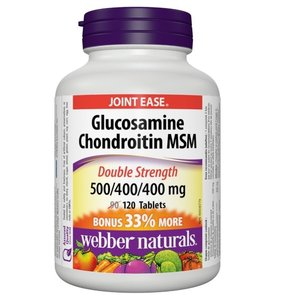 Webber Naturals韦博 Glucosamine Chondroitin MSM 双倍强效维骨力120粒