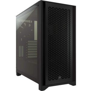 Corsair 4000D Airflow 钢化玻璃侧透 中塔机箱 水冷友好