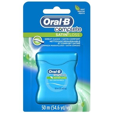Oral-B Complete SatinFloss Dental Floss Mint