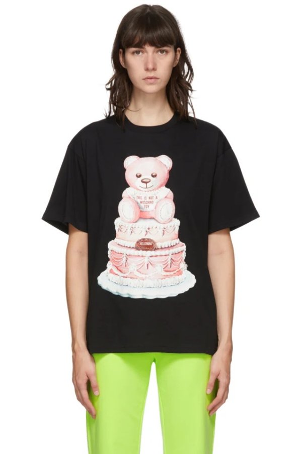 蛋糕泰迪熊短袖