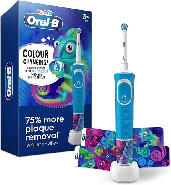 儿童电动牙刷 带敏感护理和定时器