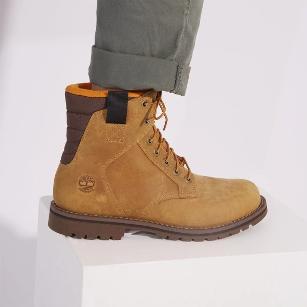 Men's Redwood Falls Waterproof Insulated Boots in Brown Falls 男款 