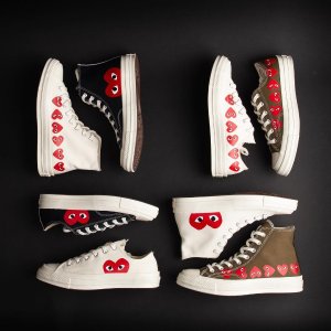 Converse 专场热卖 收CDG小爱心联名、FengChenWang联名