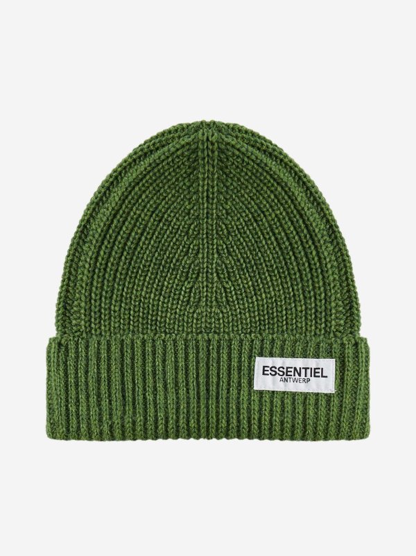 绿色 针织帽