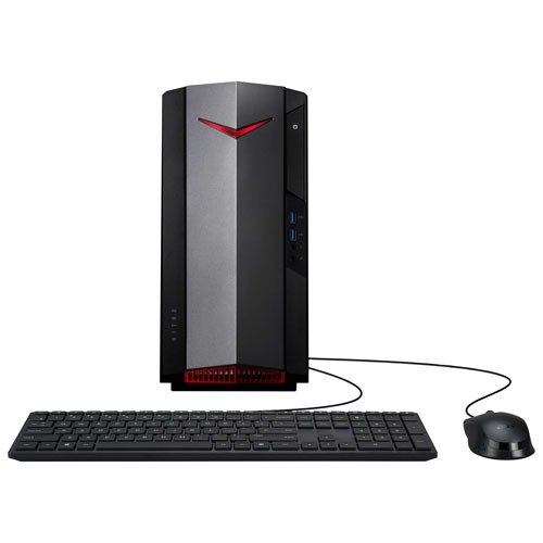 Nitro 50 Gaming PC (Ryzen R5-5600G/512GB SSD/8GB RAM/GTX 1650)  