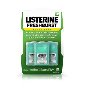 Listerine Fresh Burst 杀菌口香糖含片（72粒）