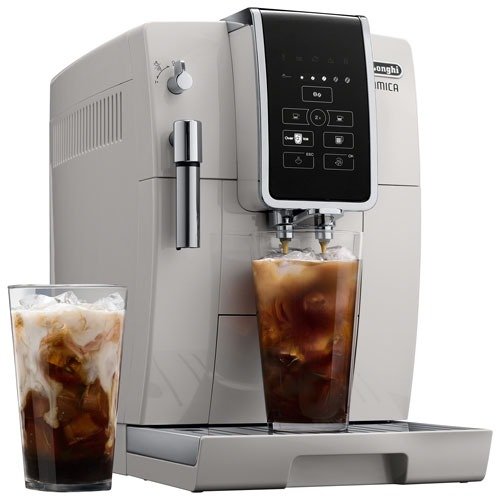 De'Longhi Dinamica自动咖啡机配打泡器和咖啡研磨器