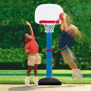 Little Tikes EasyScore 可调节儿童篮球架套装