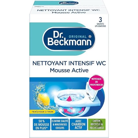 Dr. Beckmann 活性泡沫强效洁厕剂 3 x 100 g