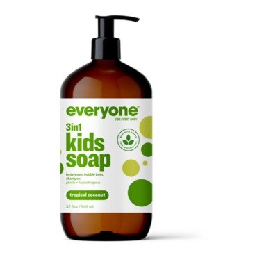 儿童专用3合1热带椰子液体皂960ml