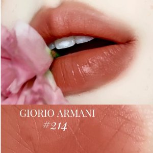 上新：Armani Beauty 红管唇釉#214有货 某书爆红甜茶奶杏