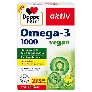 DoppelherzOmega-3 1000 vegan 120 粒