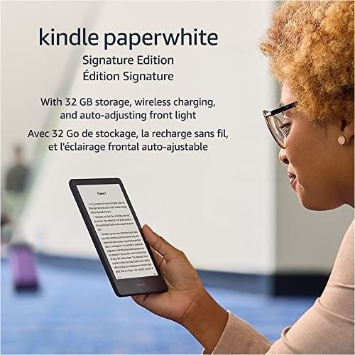 Kindle Paperwhite签字版 (32 GB)+ 3个月免费Kindle Unlimited