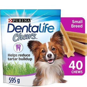 史低价：DentaLife 狗狗口腔护理零食40个 小型犬用