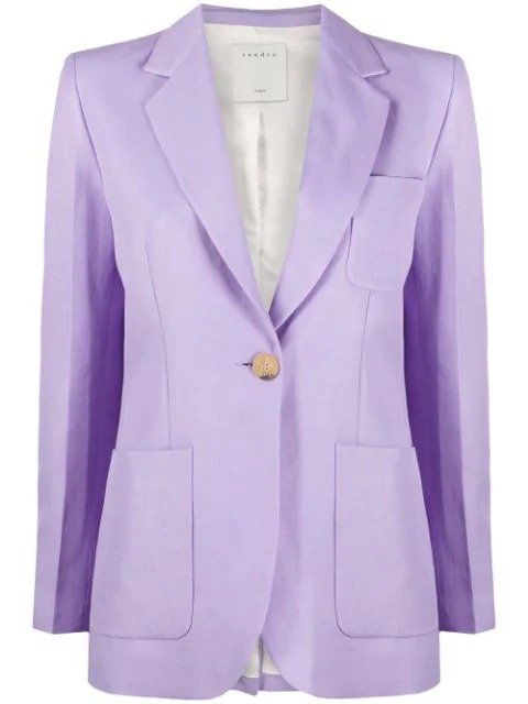 紫色西装外套