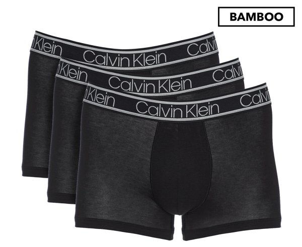 Men's Bamboo Comfort Trunk 3-Pack - Black